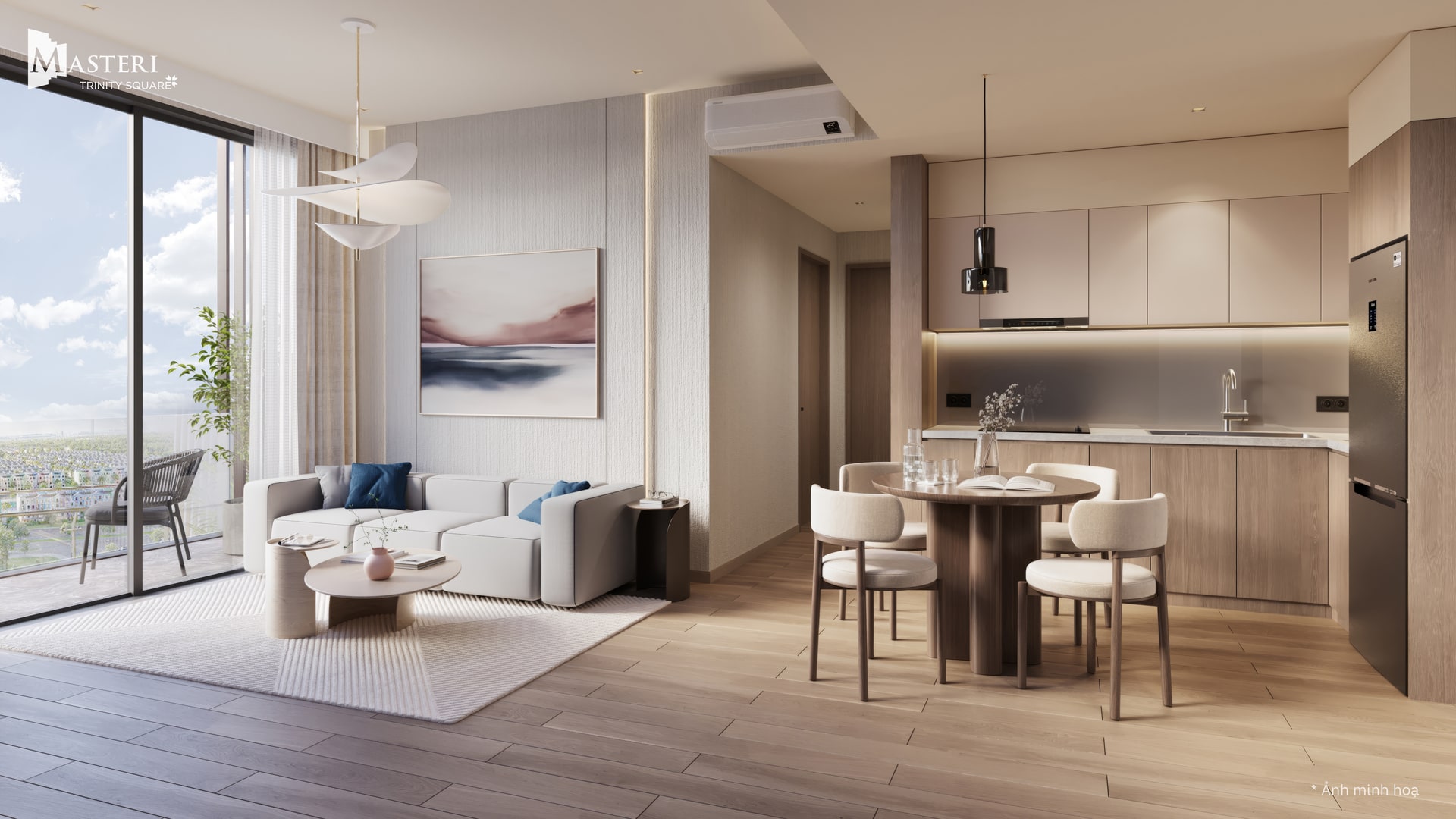 Không gian bếp tại Lumiere Orient Pearl
