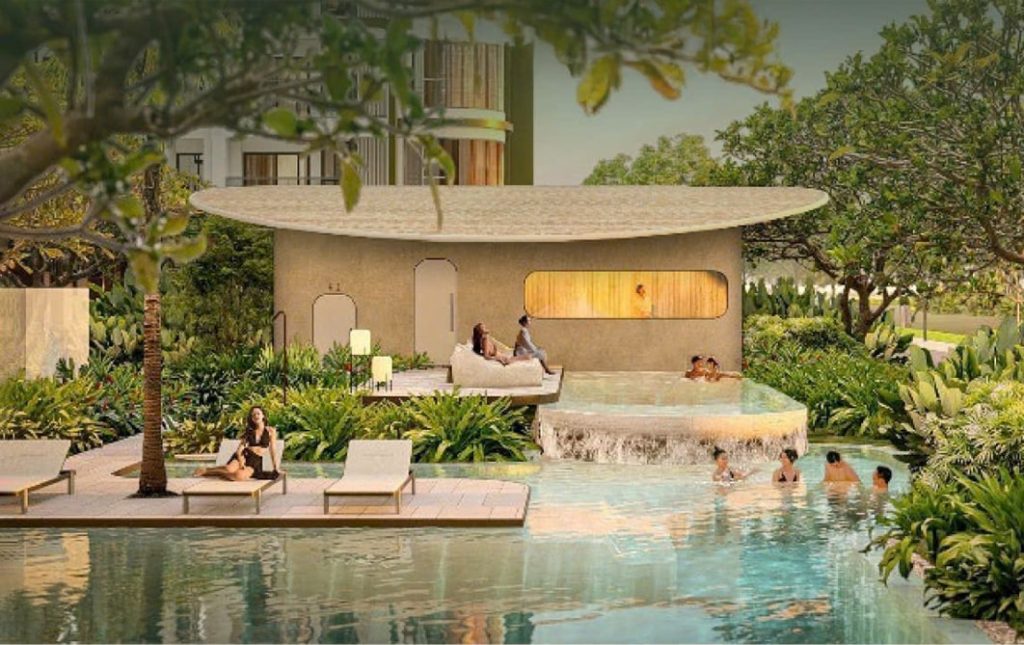 Thả lỏng cơ thể và tâm trí tại bể sục Jacuzzi và bể Spa thư giãn, nơi liệu pháp thủy lực giúp xoa dịu mọi giác quan, mang lại sự thư thái tuyệt đối và một chất sống thanh khiết trọn vẹn