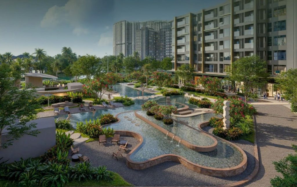 Chào đón mỗi ngày mới tại Quảng trường thác nước hùng vĩ, nơi dòng nước thanh khiết chảy trôi mọi ưu phiền, mang lại nguồn năng lượng tươi mới và cảm giác bình yên ngay ngưỡng cửa