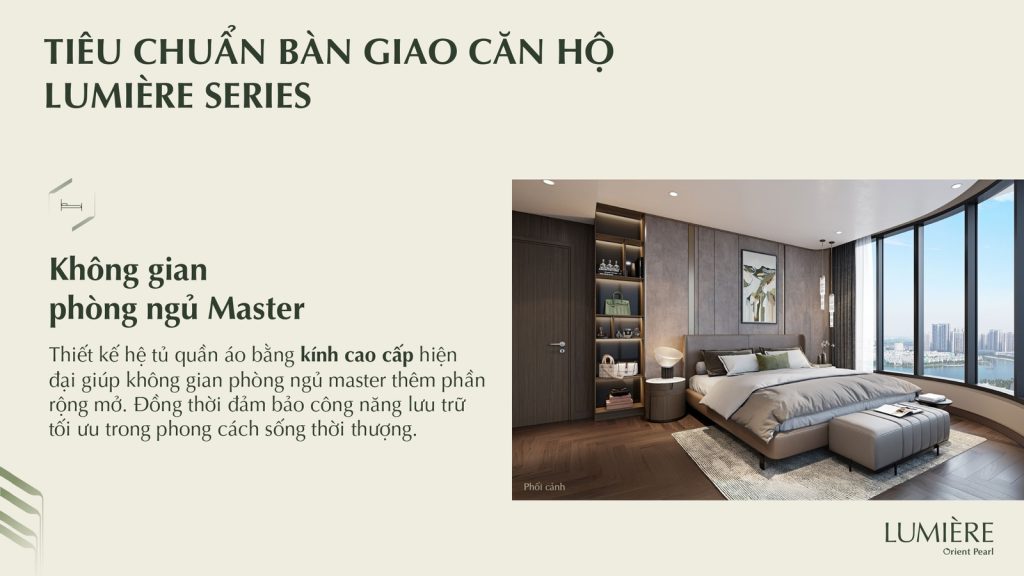 Tiêu chuẩn bàn giao Lumiere Orient Pearl 6