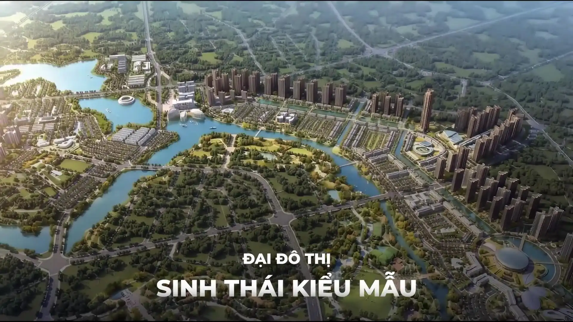 Phối cảnh khu đô thị đa mục tiêu Bắc Thăng Long Urban City